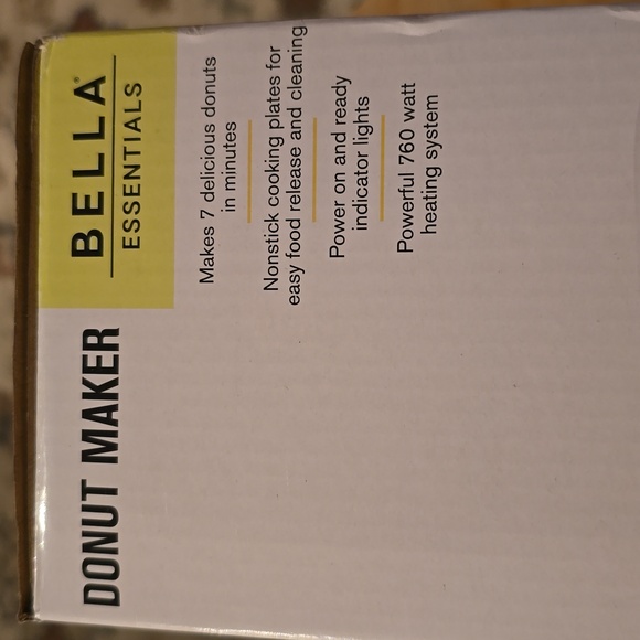 BELLA ESSENTIALS BRAND DONUT MAKER - Picture 6 of 8